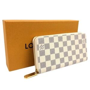 Louis Vuitton Zippy Wallet Azur White Beige Ivory White Cream